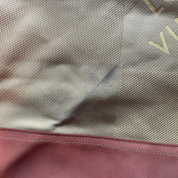 RARE Louis Vuitton Green and Tan Bag - Picture 6 of 14